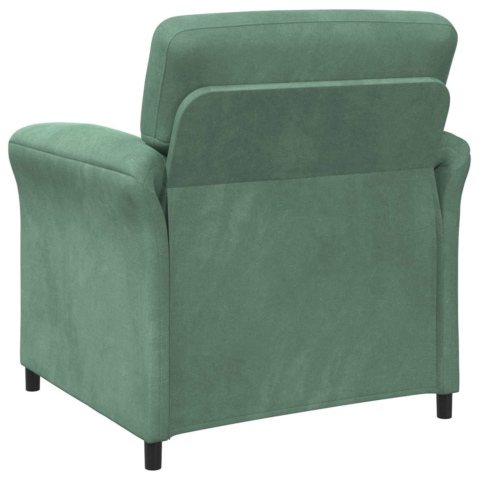 1-Sitzer Sofa Hellgrau 88 x 83 x 95 cm Samt