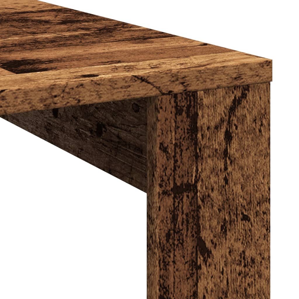Beistelltisch Weiß 50x50x35 cm Holzwerkstoff