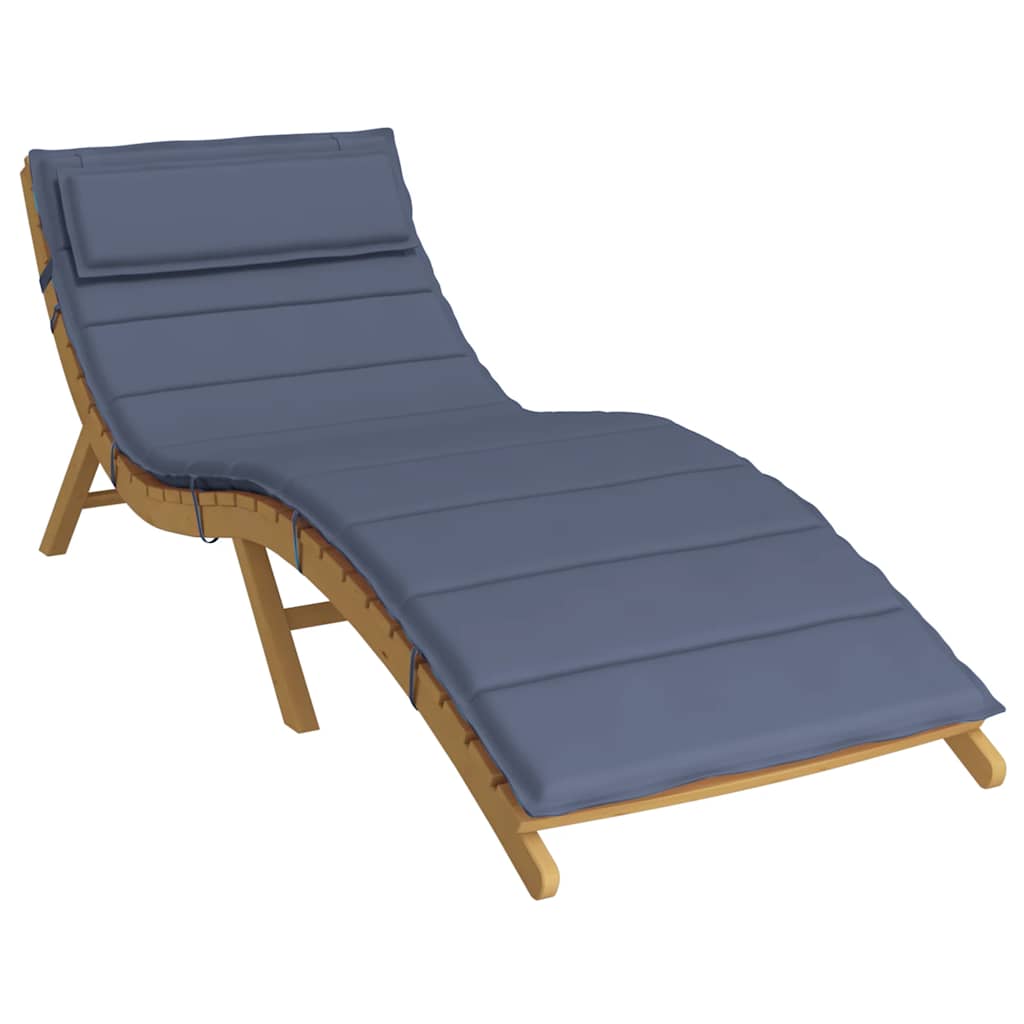 Sonnenliegen-Auflage Grau 180x60x4 cm Oxford-Gewebe