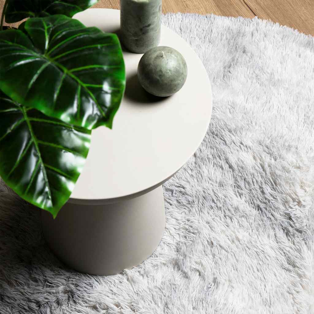 Teppich Shaggy Hochflor NAVARRA Beige 60x100 cm Polyester