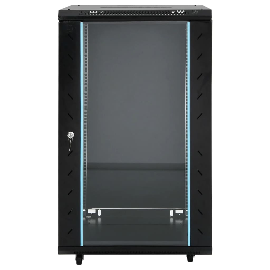 15U Netzwerkschrank 19" IP20 Schwarz 60x45x86 cm