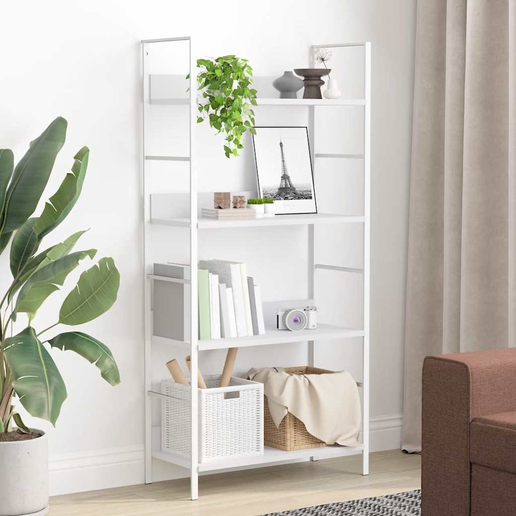 Bücherregal 3 Regalböden Schwarz 60×27,6×90,5 cm Holzwerkstoff