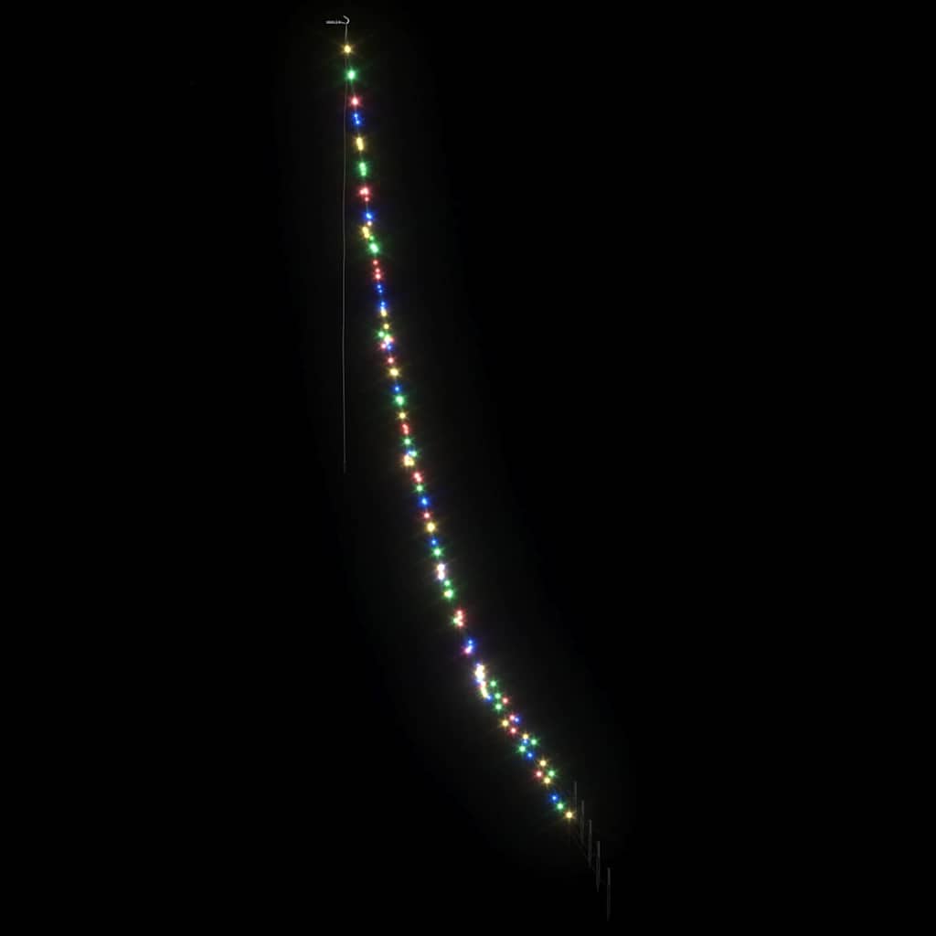 LED Weihnachtsbaum mit Erdspießen Warmes Weiß 182 cm Metall
