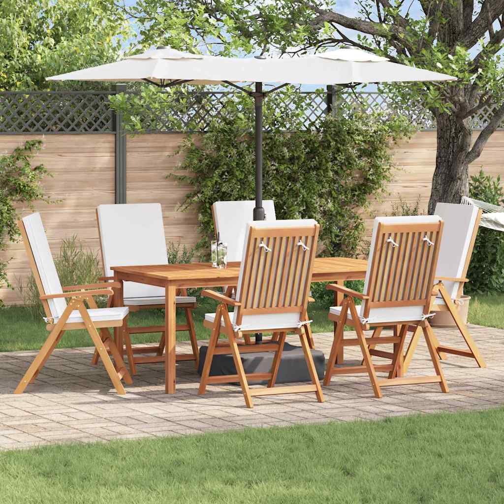 Gartenstuhl 4 pcs Braun und Grau 57 x 71,5 x 104 cm