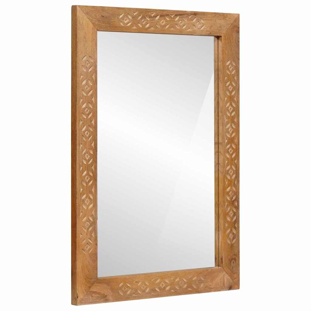 Wandspiegel Rechtwinklig 70 x 50 cm Ingenieurholz und Glas