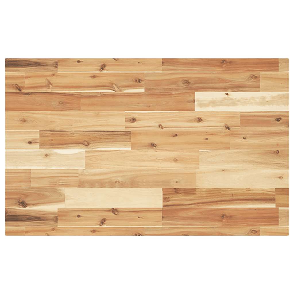 Schreibtischplatte Unbehandelt 60x50x2 cm Massivholz Akazie