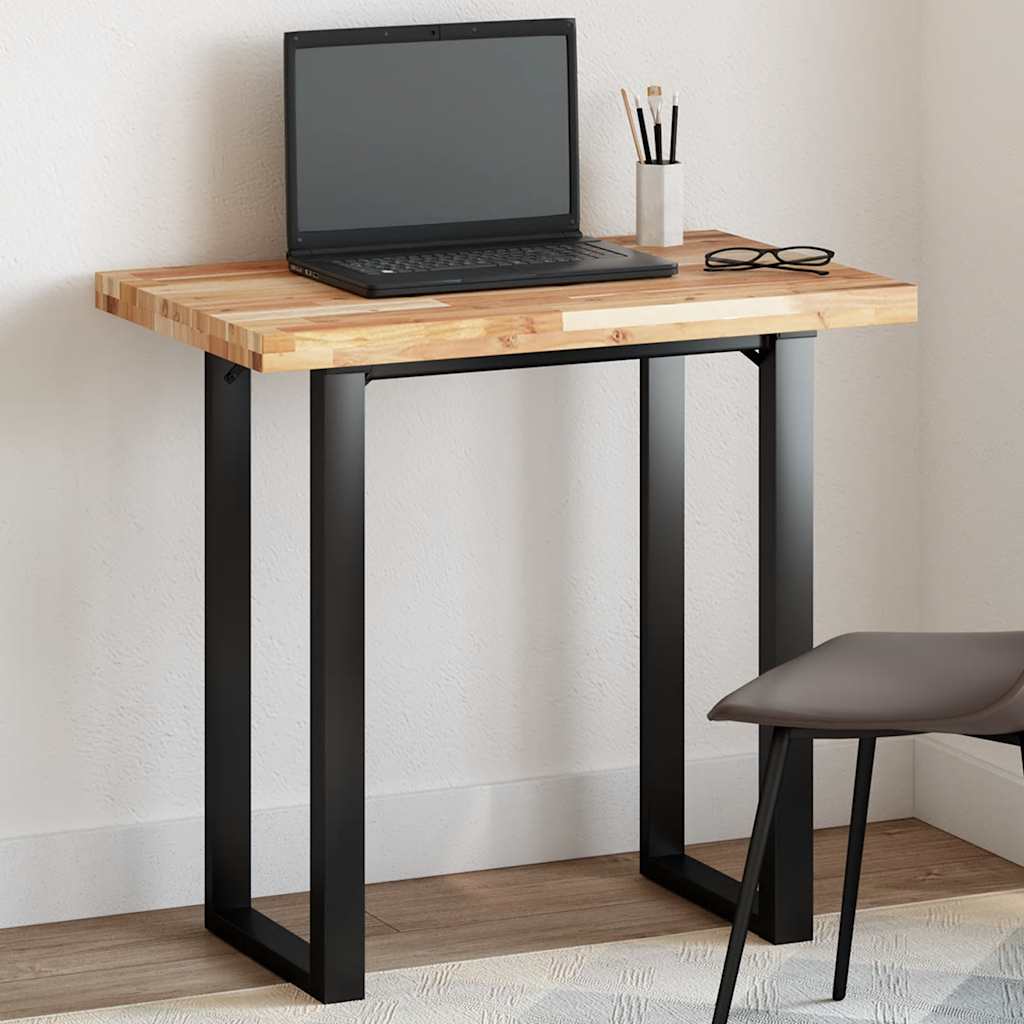 Tischplatte Rechteckig 60x50x2 cm Massivholz Akazie