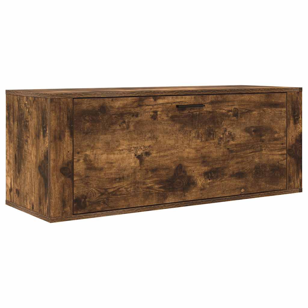 Wand-Schuhschrank Weiß 100x35x38 cm Holzwerkstoff