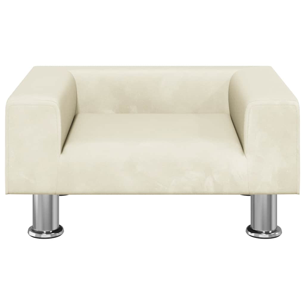 Kindersofa Blau 70x45x26,5 cm Samt