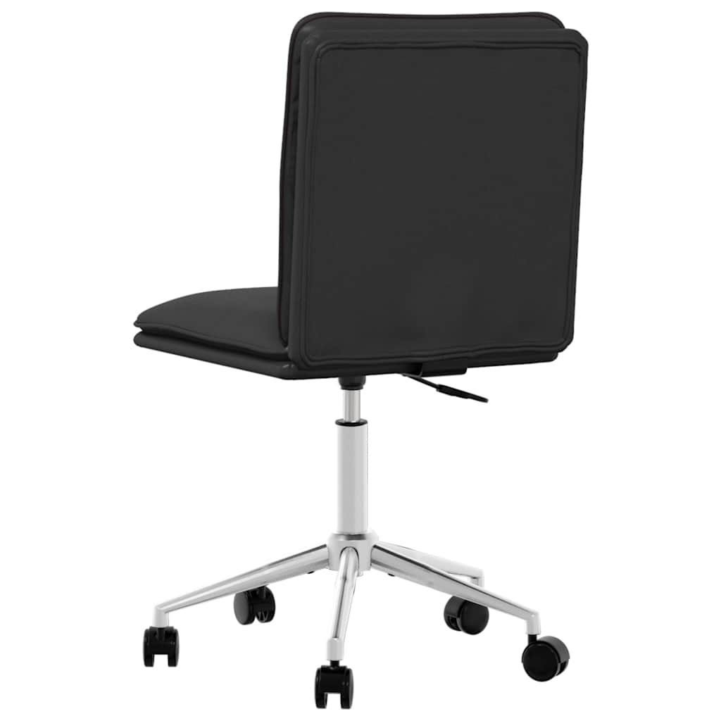 Esszimmerstühle 2 Stk. Schwarz Kunstleder