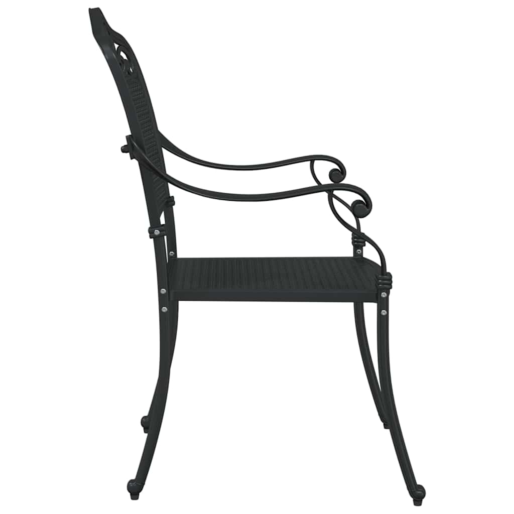 Gartenstuhl 2 pcs Bronze 55 x 55 x 92,5cm Aluminium