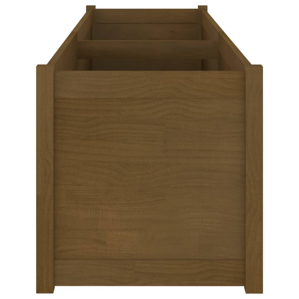 Pflanzkübel 200x50x50 cm Massivholz Kiefer