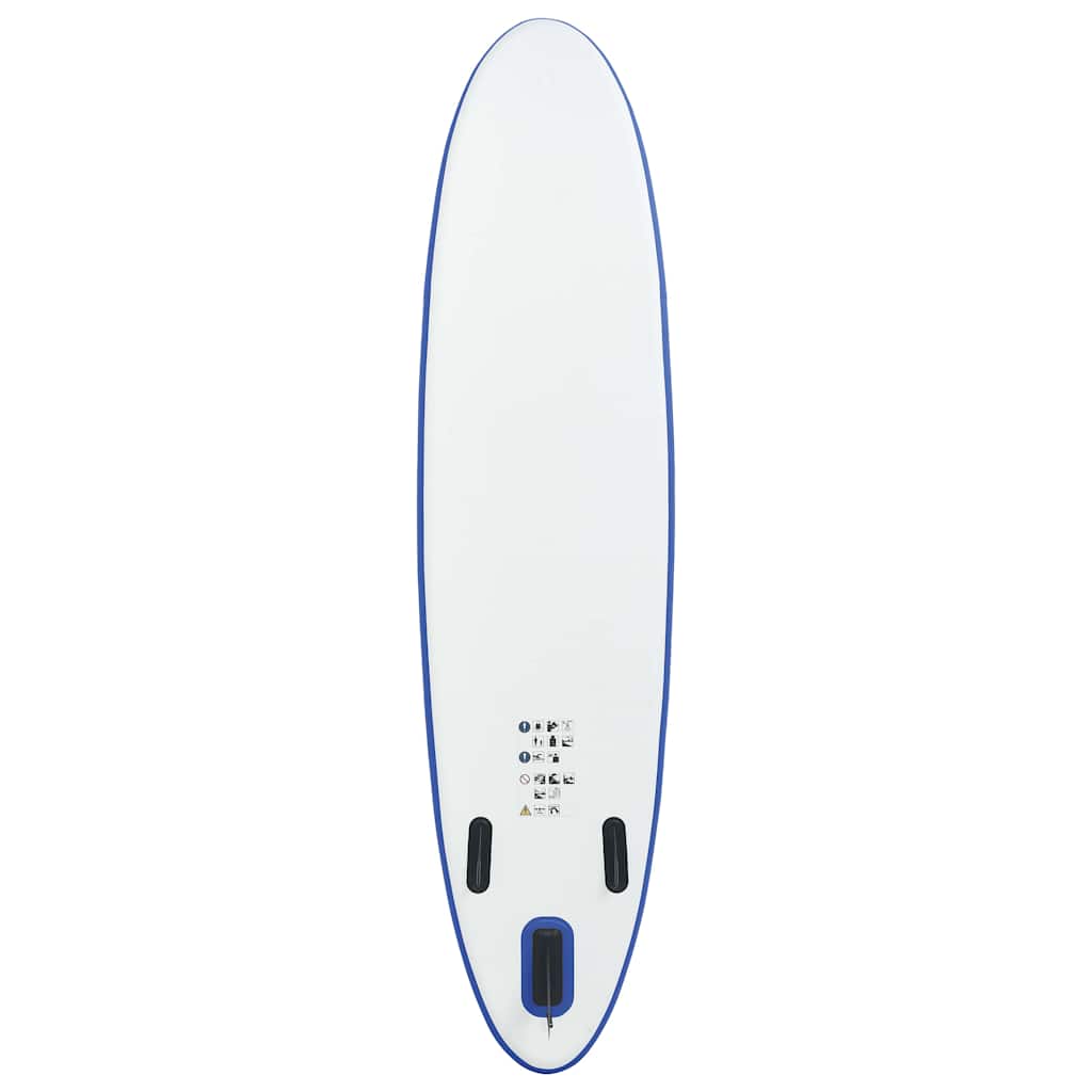 Stand Up Paddle Board SUP Aufblasbar Rot und Weiß