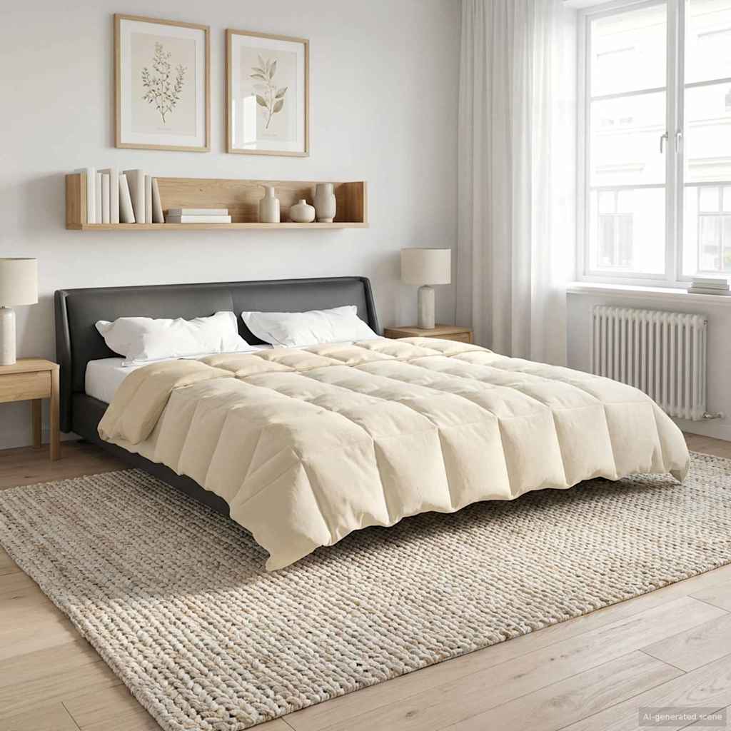 Ganzjahresbettdecke Anthrazit 135 x 200 cm Mikrofaser