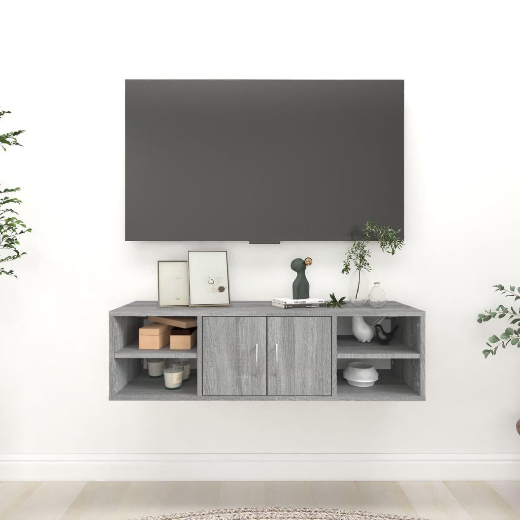 Wandregal Weiß 102x30x29 cm Holzwerkstoff