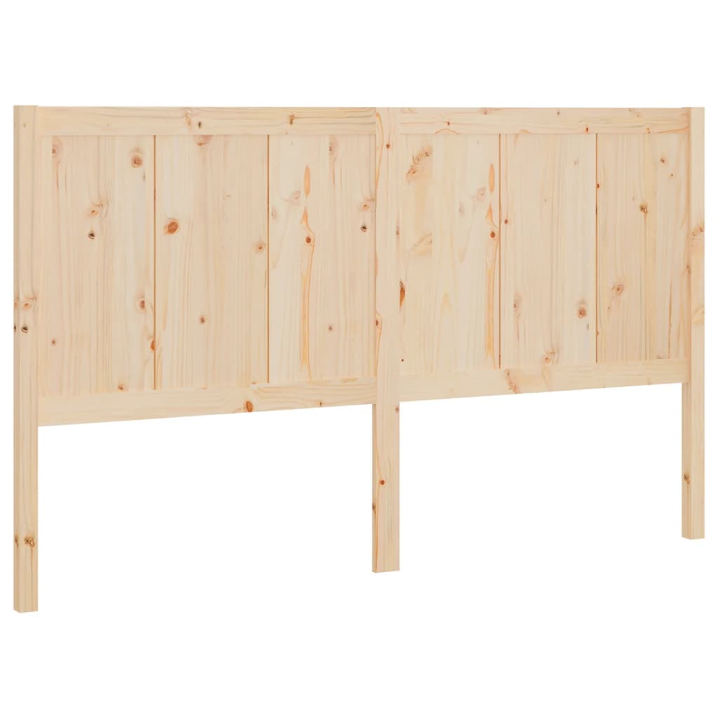 Kopfteil Grau 80,5x4x100 cm Massivholz Kiefer