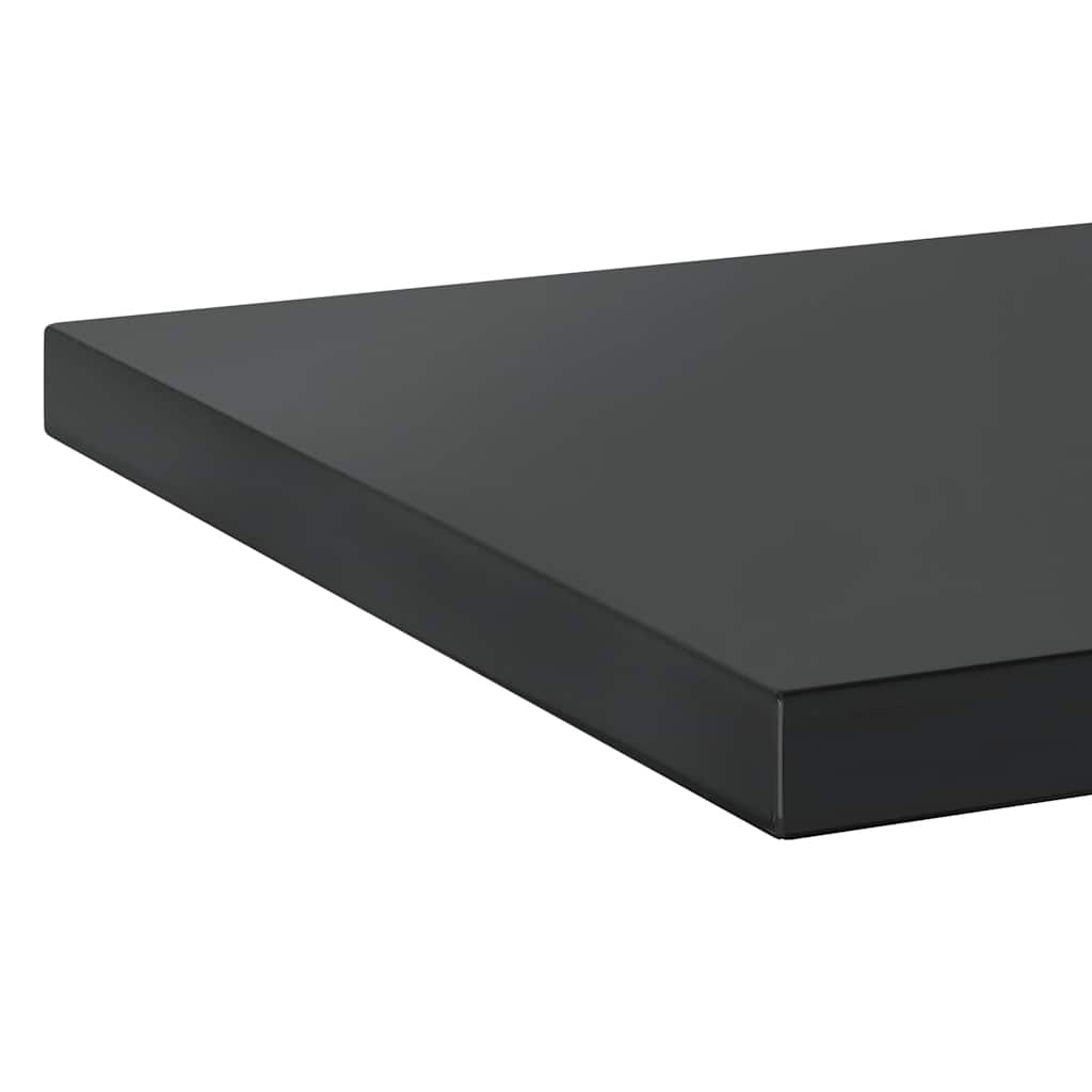 Wandregale 2 Stk. 100x40 cm Silbern Edelstahl