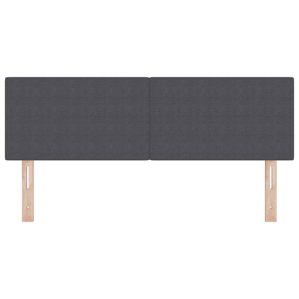 Kopfteil Hellgrau 80 cm Cordstoff