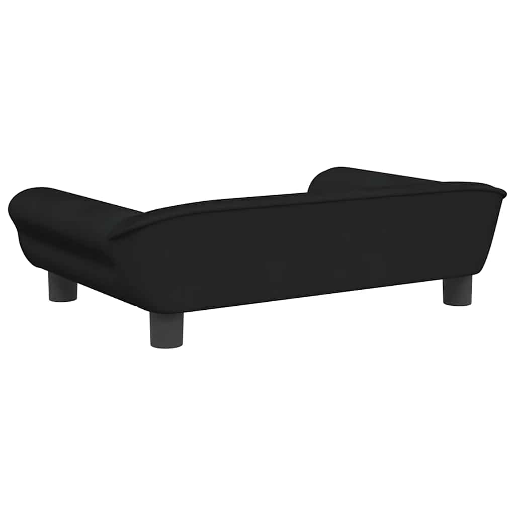 Hundebett Blau 100x50x21 cm Samt