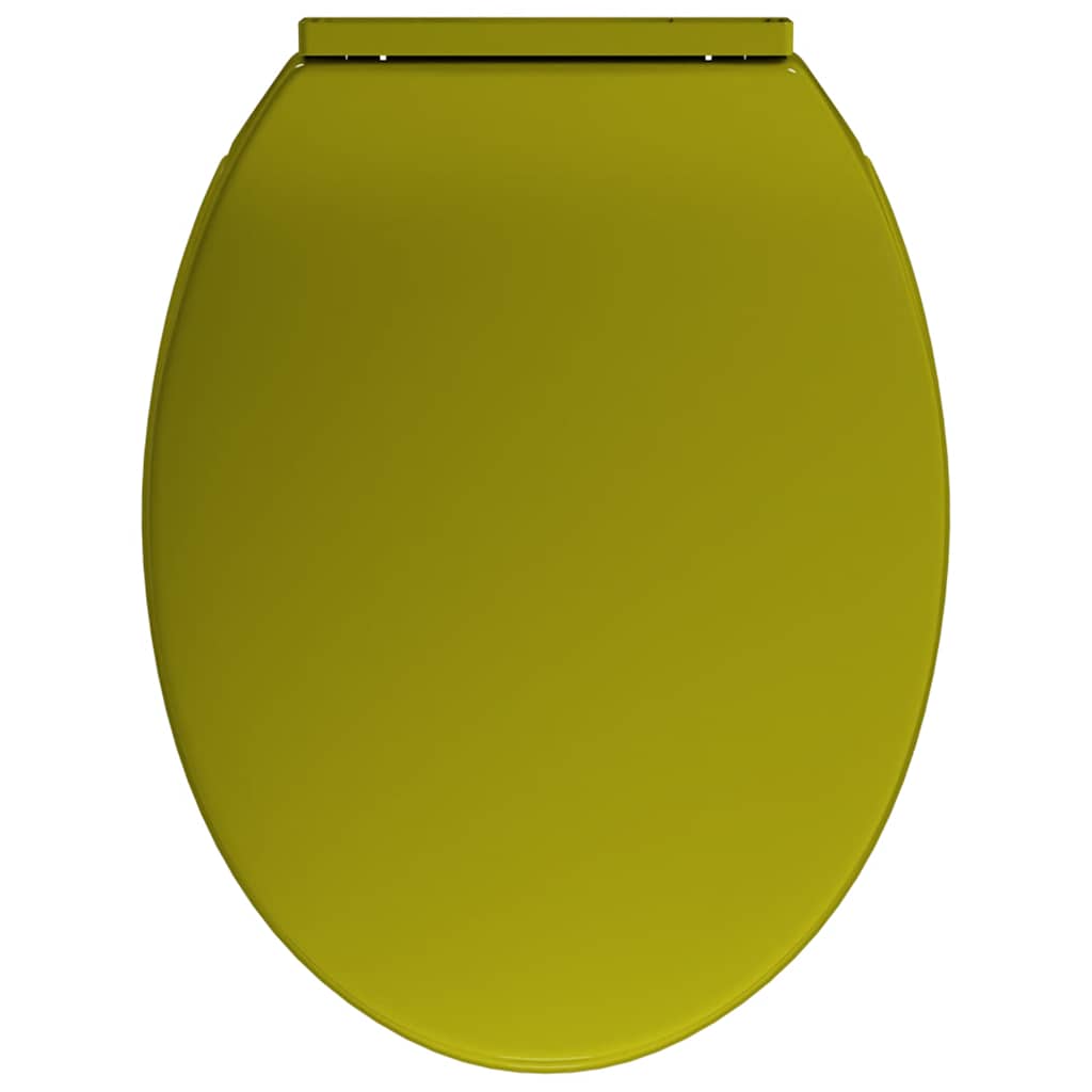 Toilettensitz mit Absenkautomatik Hellgrau Oval