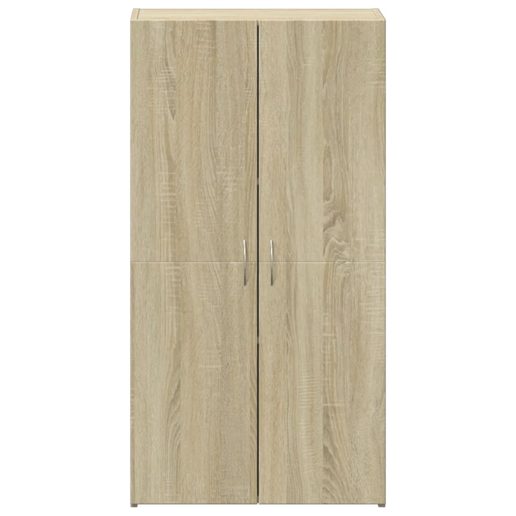 Aktenschrank Weiß 60x32x153 cm Holzwerkstoff