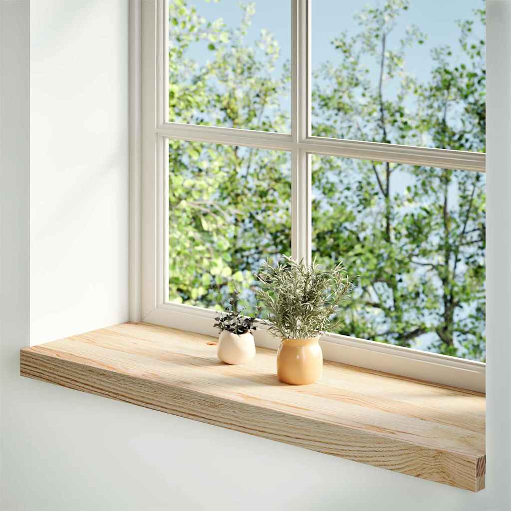 Fensterbänke 2 Stk. Unbehandelt 160x25x2 cm Massivholz Eiche