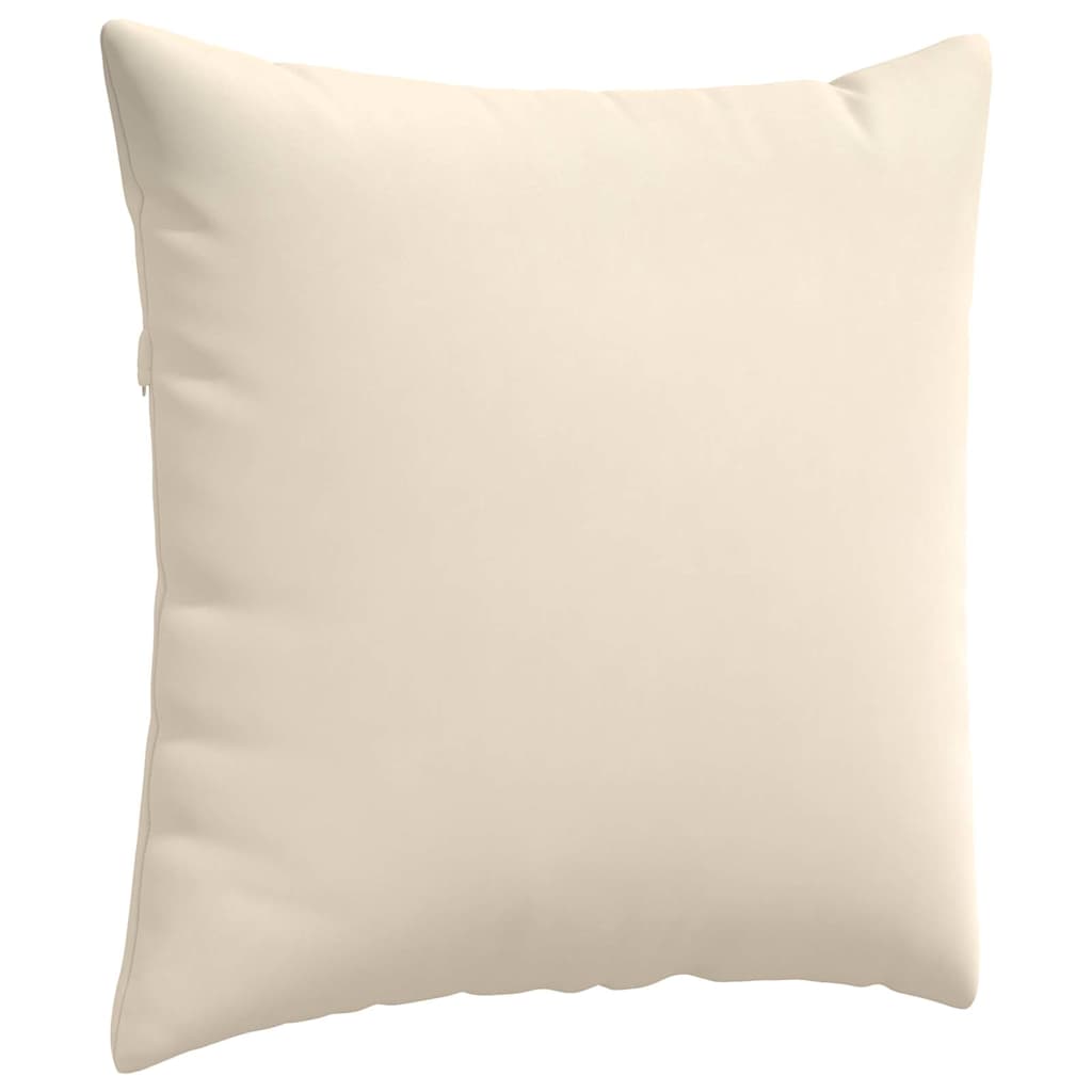 Sofakissen 2 Stück Taupe 50 x 30 cm Stoff