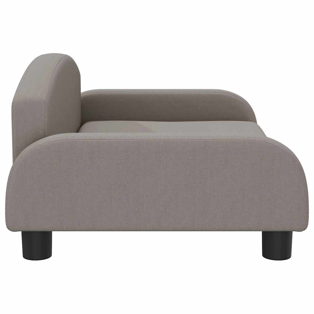 Hundebett Dunkelgrau 70x45x30 cm Stoff