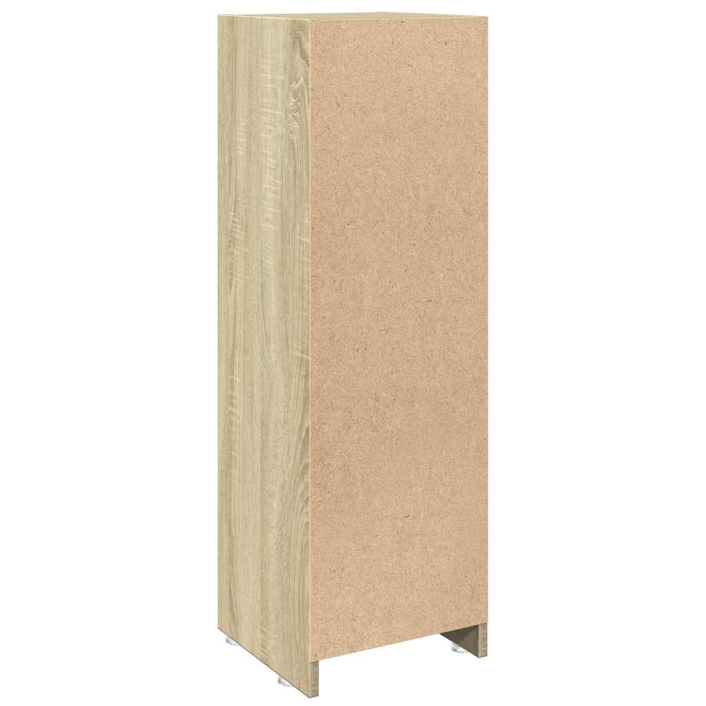 Badezimmerschrank Weiß 30x30x95 cm Holzwerkstoff