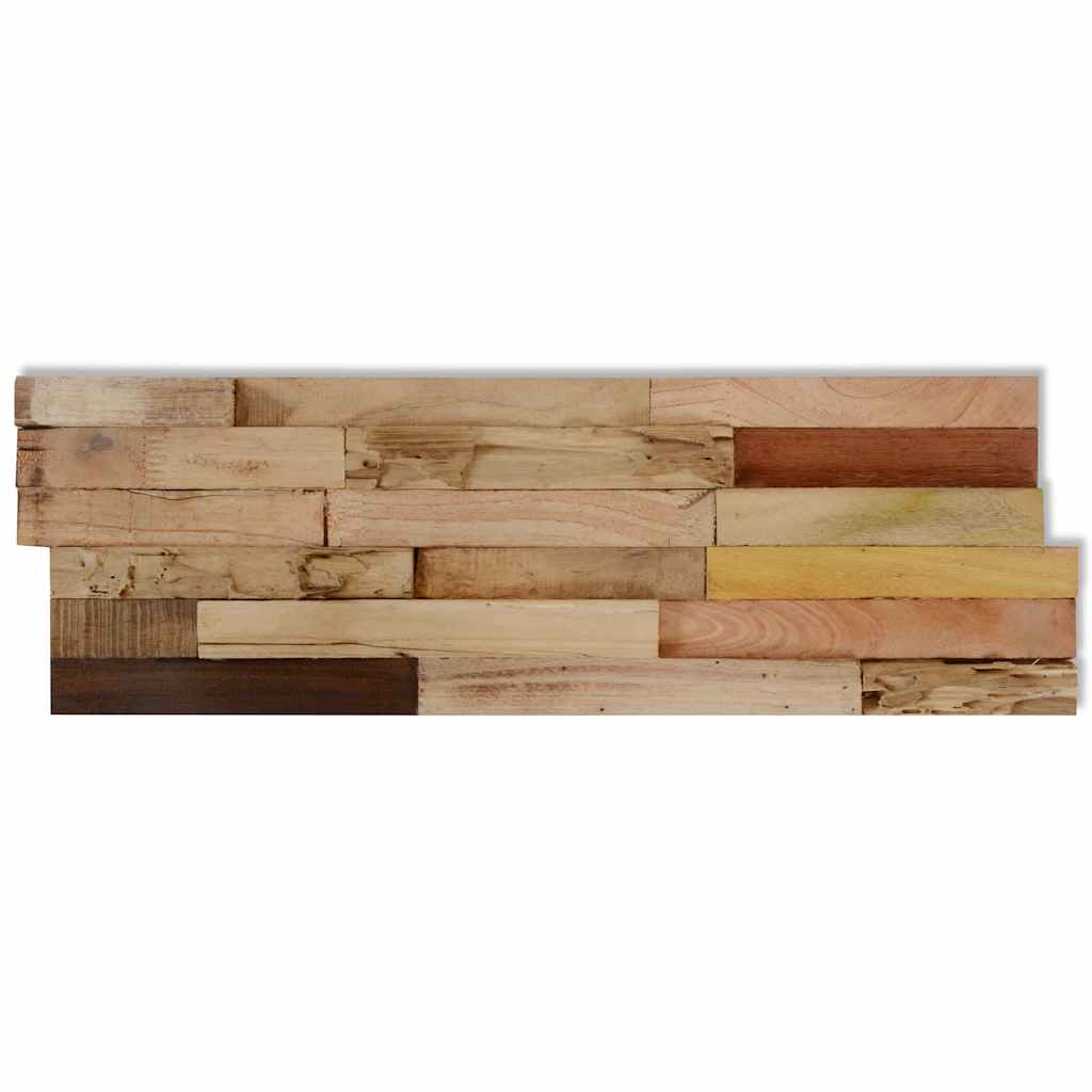 Wandplatten 10 Stk. 1,03 m² Massivholz Teak