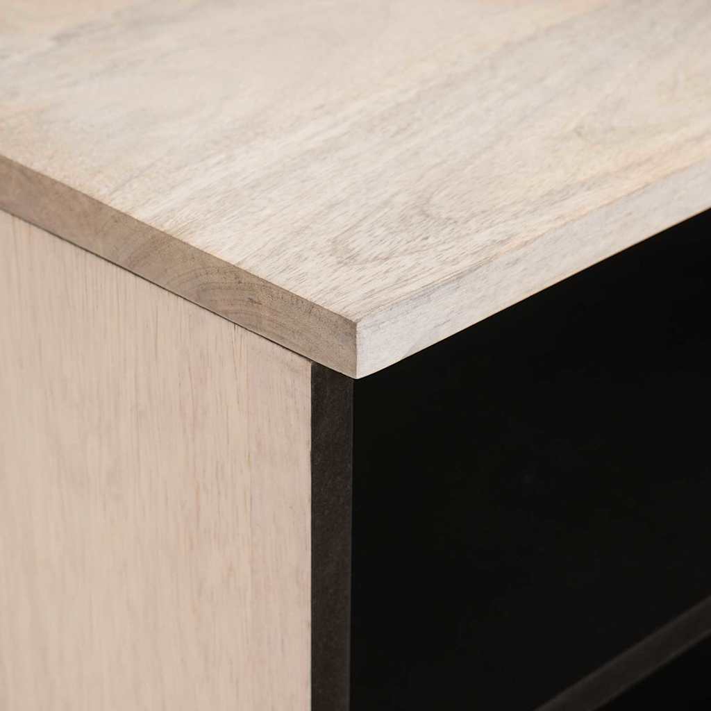 TV-Schränk mit Schubladen 100 x 33 x 46 cm Massivholz Mango