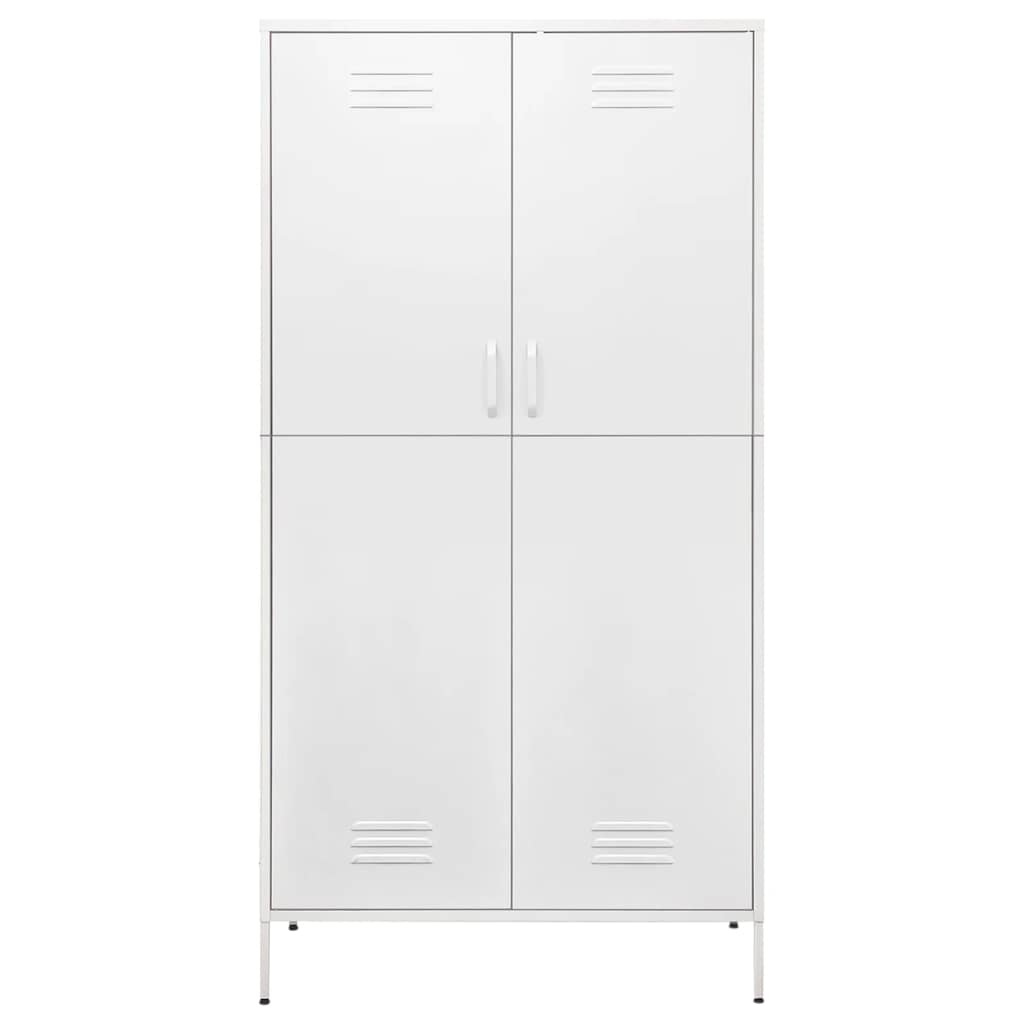 Kleiderschrank Olivgrün 90x50x180 cm Stahl