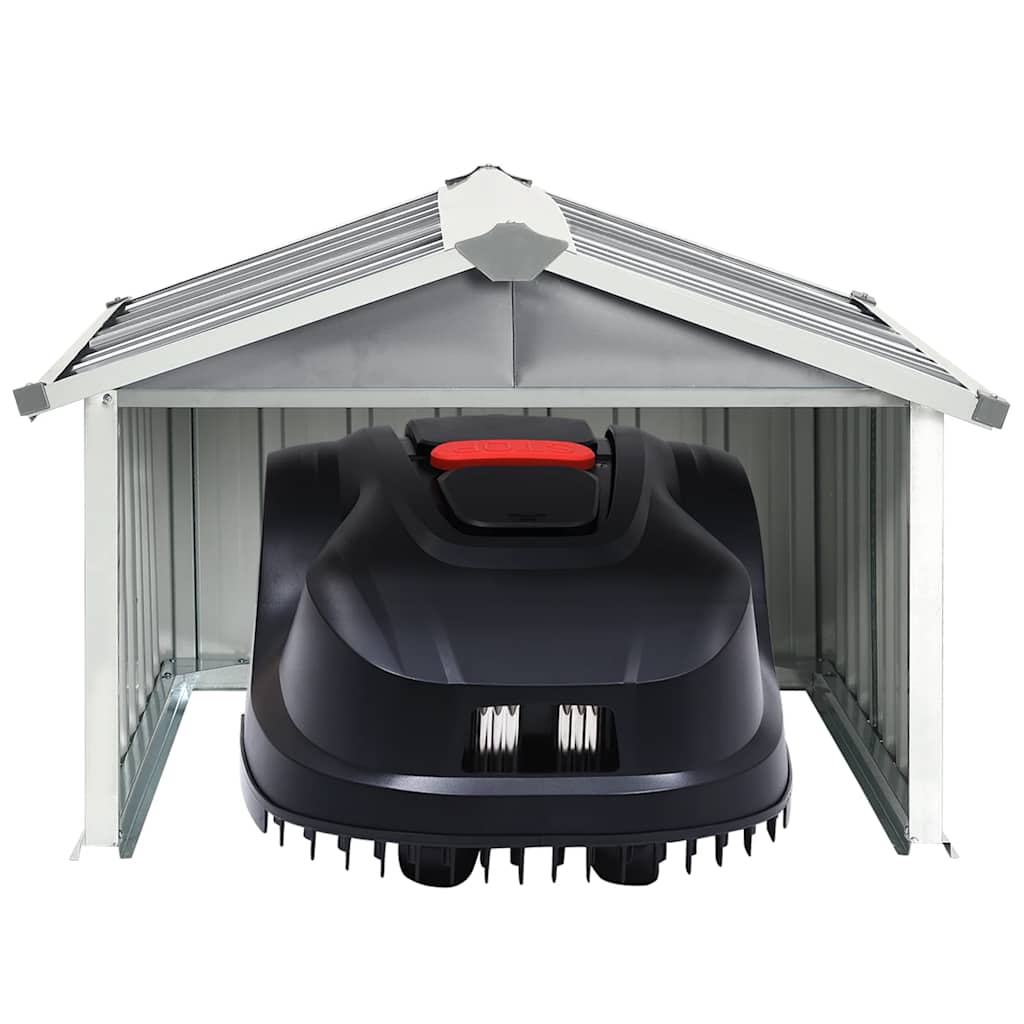 Rasenmäher Garage 92x97x63 cm Verzinkter Stahl Grün