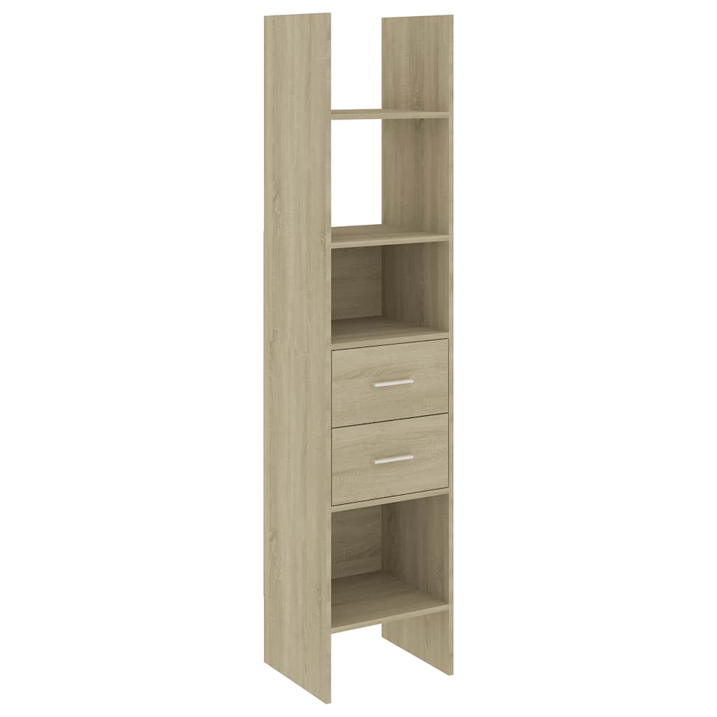 Bücherregal Weiß 40x35x180 cm Holzwerkstoff