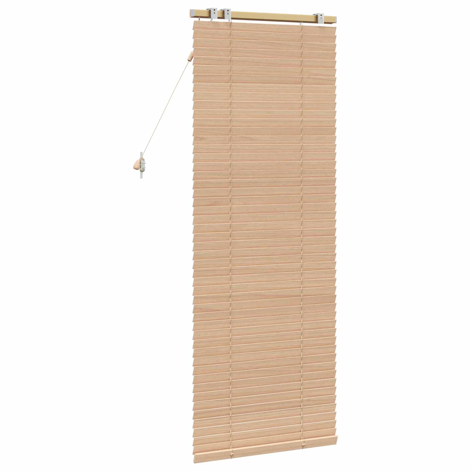 Jalousie Eichenoptik 40 x 130 cm 35 mm Massives Paulownia-Holz