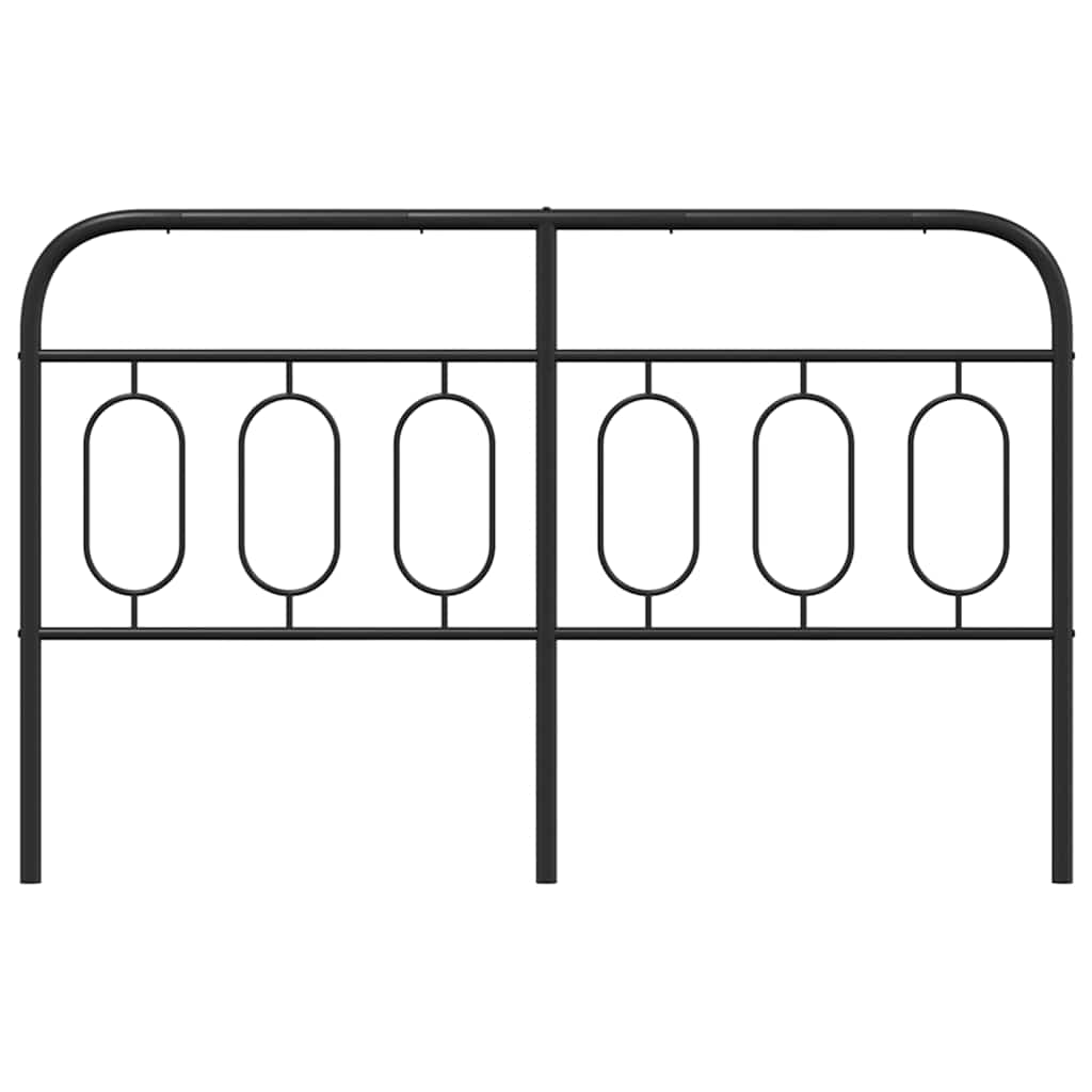 Ersatz-Kopfteil Metall Schwarz 75 cm