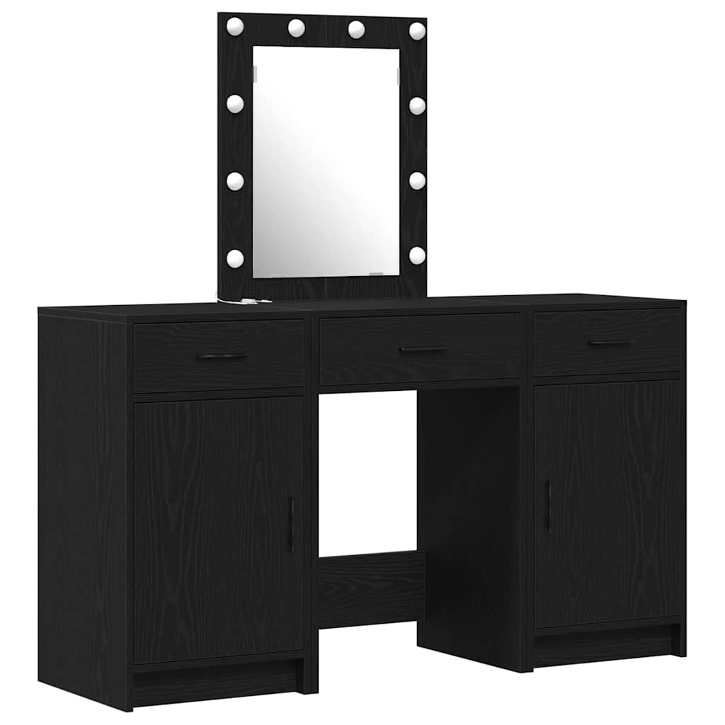 Schminktisch mit Schubladen Weiß 50 x 41 x 135 cm Holzwerkstoff