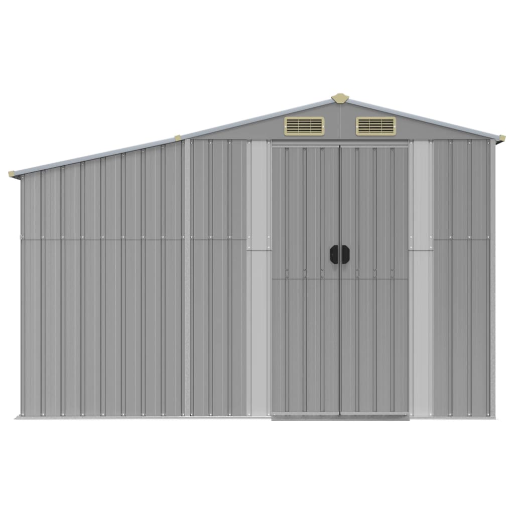 Gerätehaus Grün 277x192,5x179 cm Verzinkter Stahl
