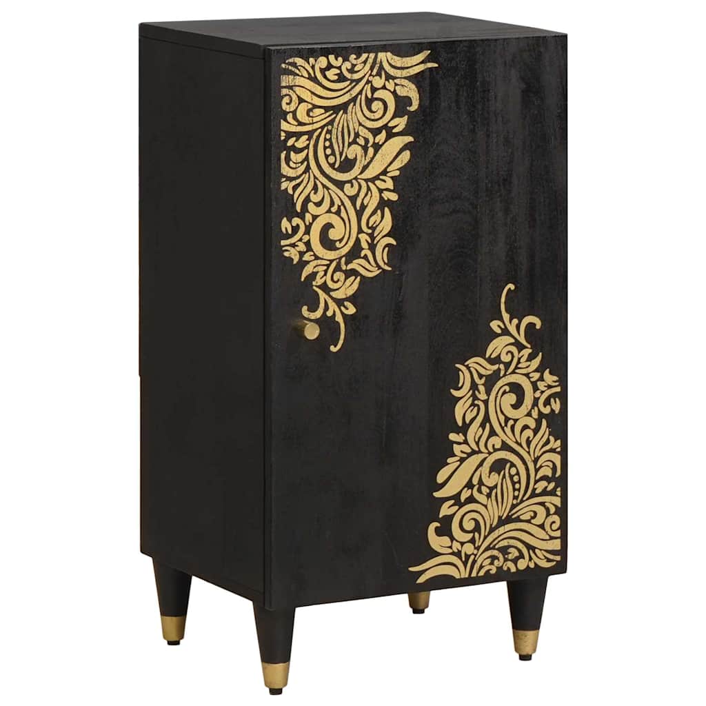 Sideboard mit Regal Braun 40 x 33 x 75 cm Massivholz Mango