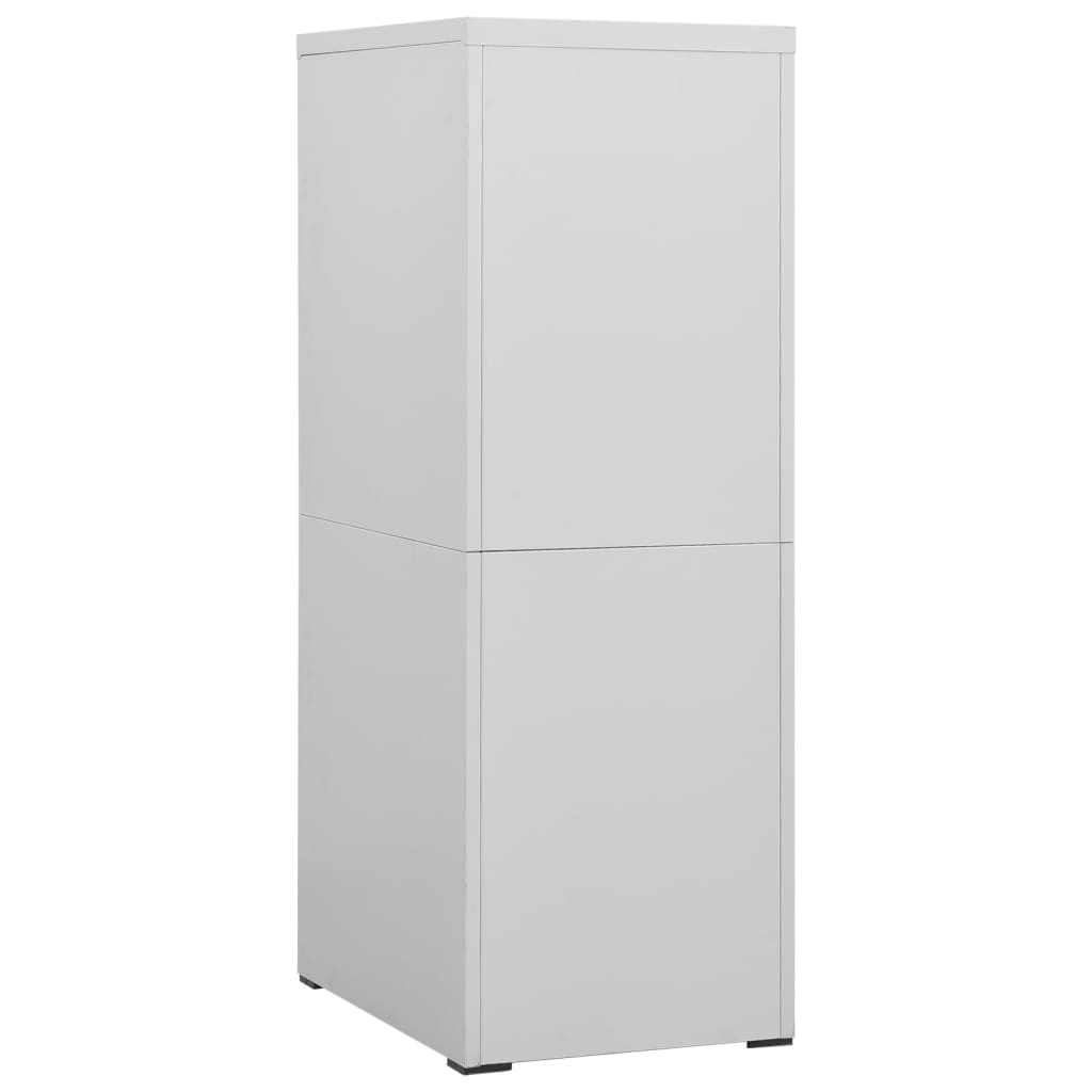 Aktenschrank Weiß 46x62x72,5 cm Stahl