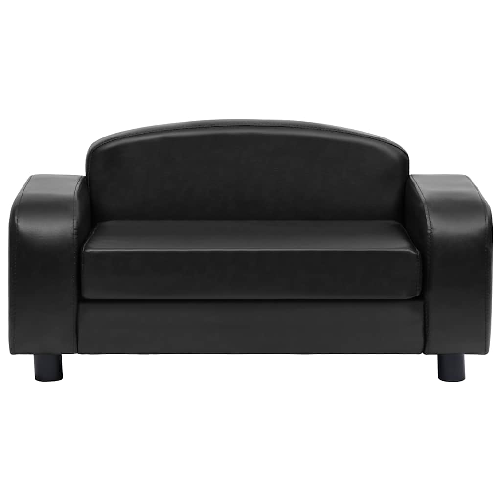 Hundesofa Grau 80x50x40 cm Kunstleder