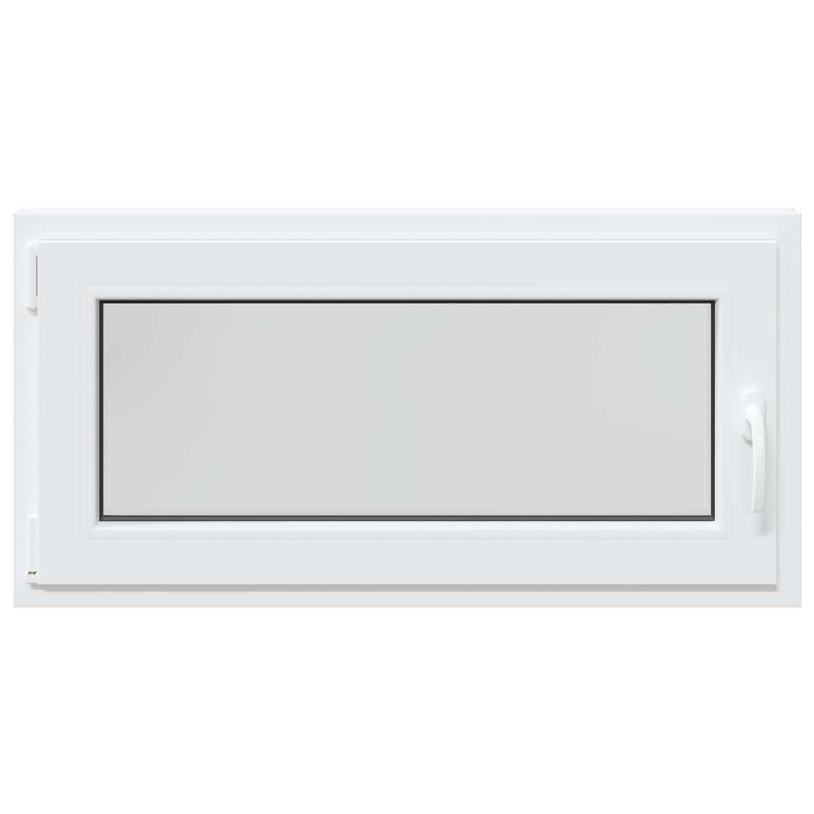 Kellerfenster RISOR 50 x 50 cm PVC und Glas Weiß