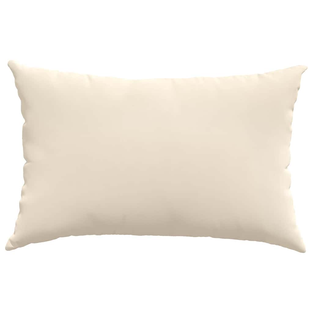 Sofakissen 2 Stück Taupe 50 x 30 cm Stoff