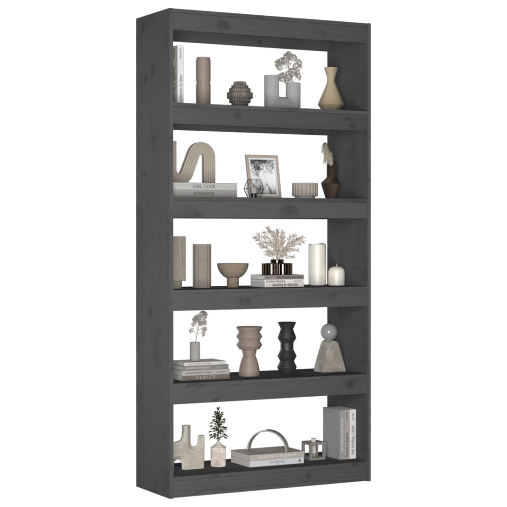 Bücherregal/Raumteiler 80x30x71,5 cm Massivholz Kiefer