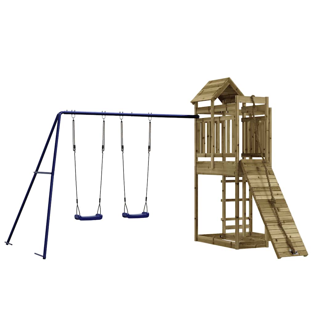 Spielturm Massivholz Kiefer