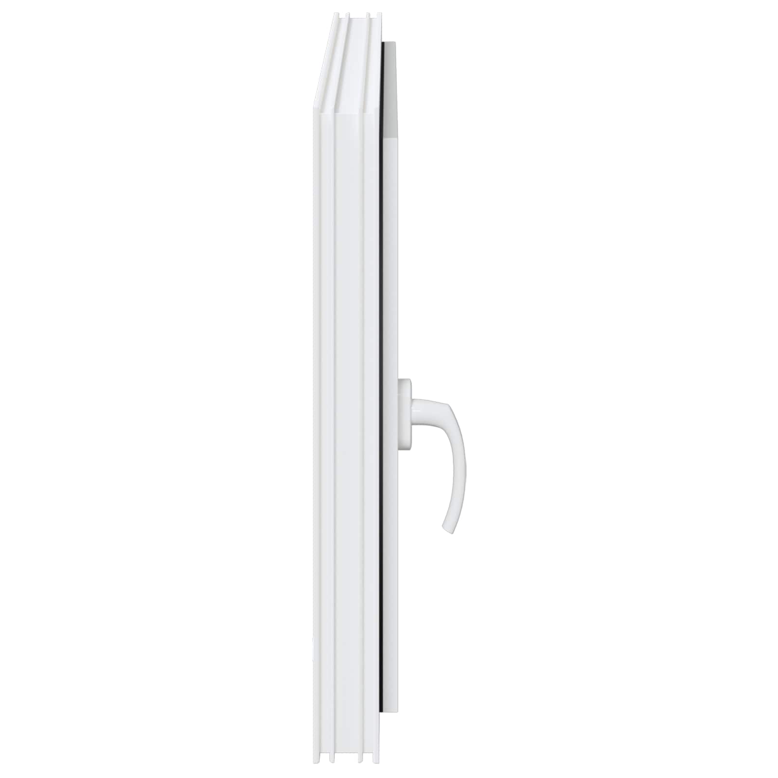 Kellerfenster RISOR 50 x 50 cm PVC und Glas Weiß