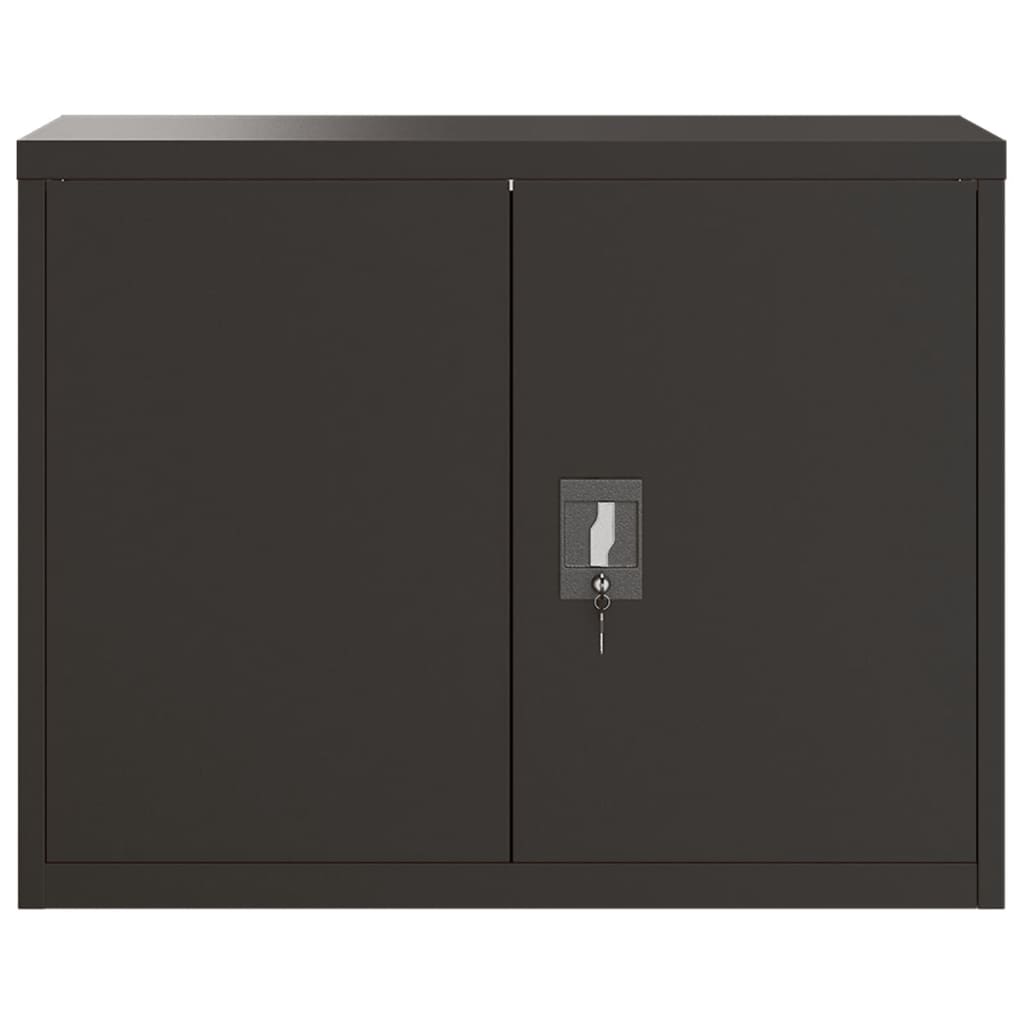 Aktenschrank Weiß 90x40x110 cm Stahl