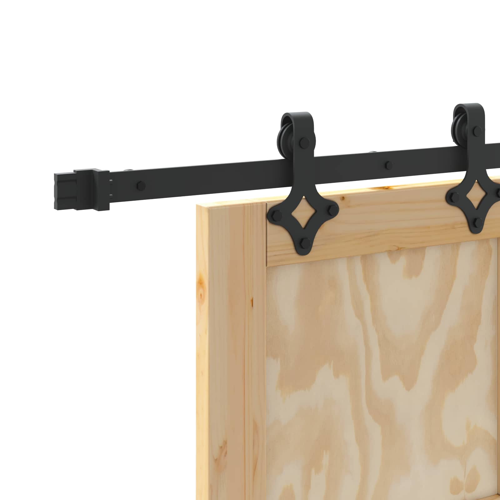 Schiebetür ORKDAL Natur 61 x 198,5 cm Massives Kiefernholz