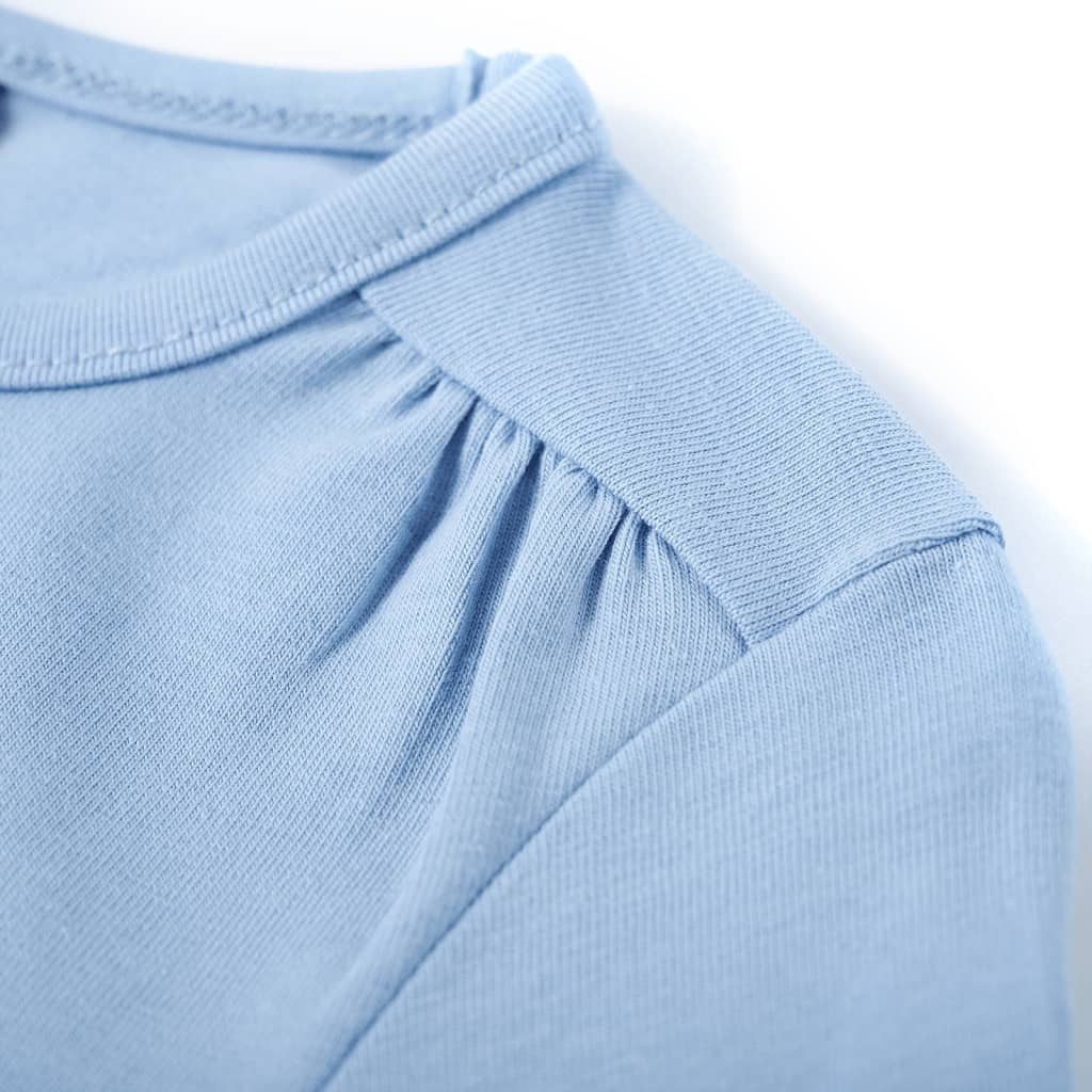 Kinder-Langarmshirt Marineblau 92