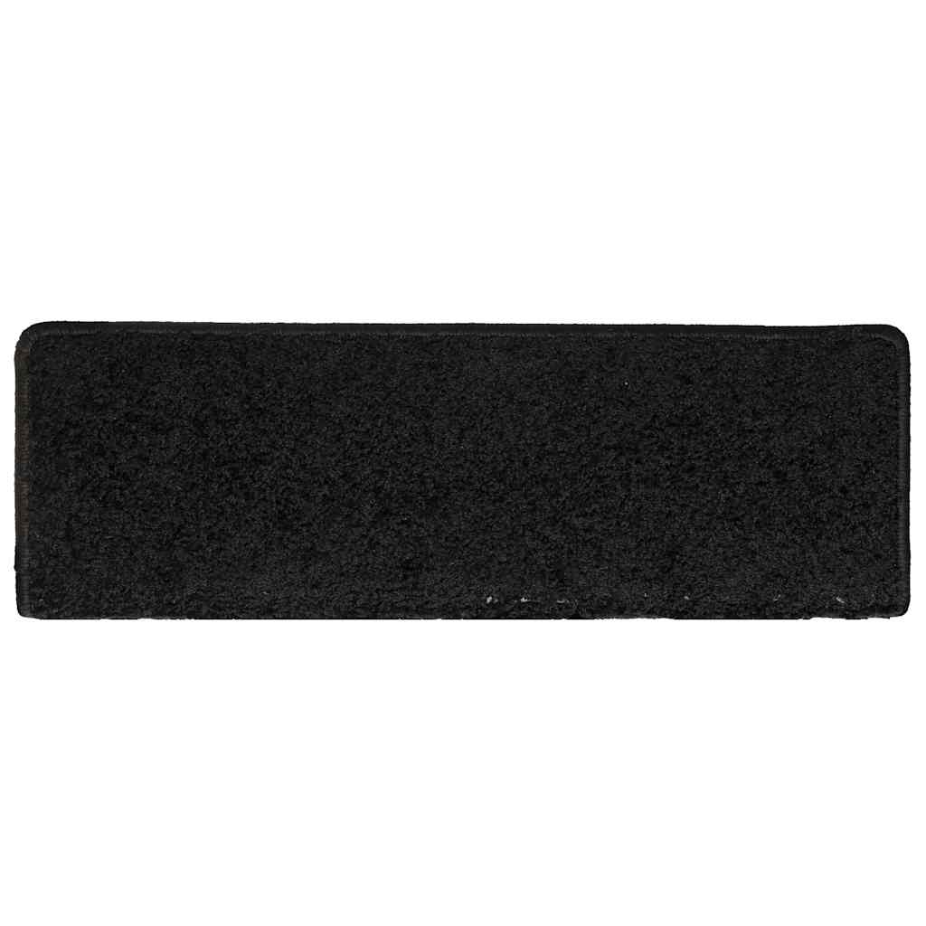 Stufenmatten 15 Stk. 65x21x4 cm Grau Rechteckiger Rand
